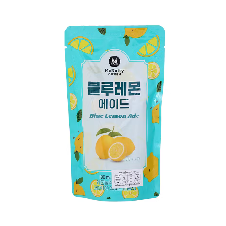 Café Mcnulty Blue lemon Ade 190ml