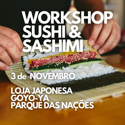 Workshop de Sushi 3 de Novembro