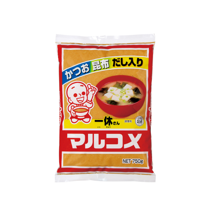 Ikkyu-San Miso Dashi Iri (Pasta de Soja Fermentada com Dashi) 750g