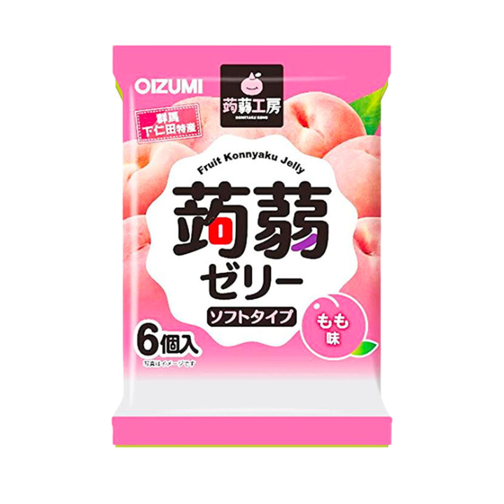 Shimonita Konjac Kobo Konjac Gelatina Pêssego 112g