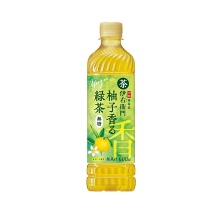 Suntory Lemon Yuzu Scented Green Tea P 600ml